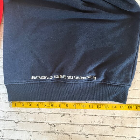 Levis Youth XL Colorblock Pullover Hoodie With Kangaroo Pocket & Logo Print - Picture 10 of 12